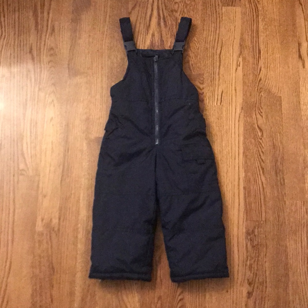 Child’s Oshkosh blue ski bibs
